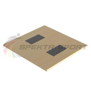 Купить Помост тяжелоатлетический 3х3х0,1м, рез. амортизаторы 1х0,5х0,04м в Мысках 