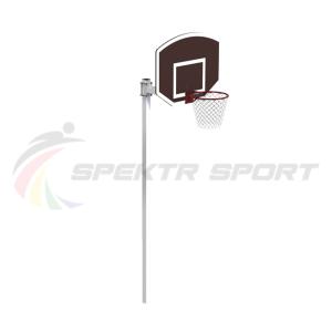 Купить Стойка стритбольная со щитом стационарная SP D 411 в Мысках 