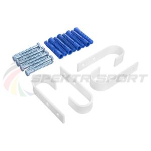 Купить Комплект настенного крепежа для турника 3 в 1 (2 в 1) крюки белые в Мысках 